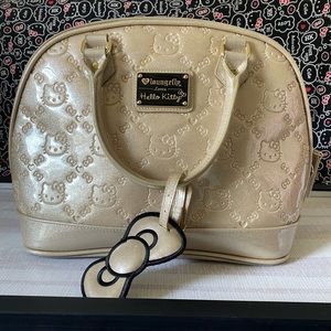 Rare Loungefly Hello Kitty Satchel in Gold